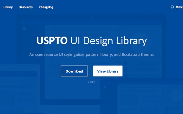 cover page for USPTO design library resource